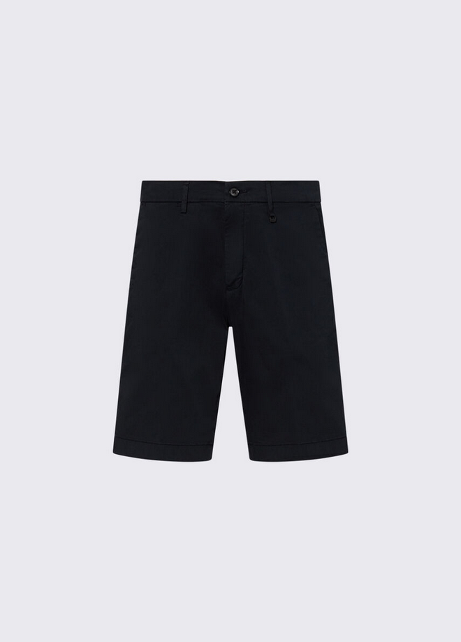 Bermuda slim fit uomo blu scuro