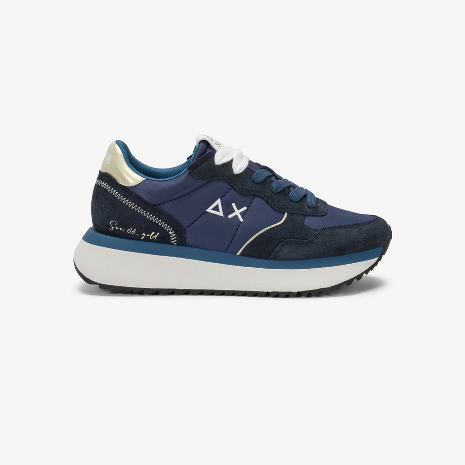 Scarpe big ally gold donna navy blue