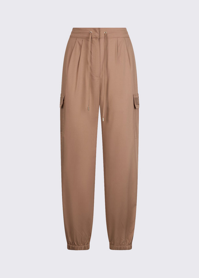 LIU JO pantalone cargo donna beige