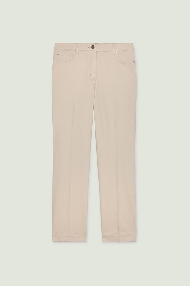 broek schoppen flare vrouw zand