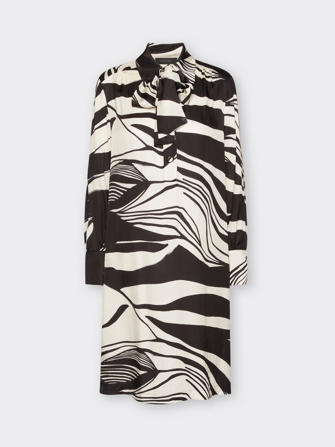 ELENA MIRO abito donna nero-bianco