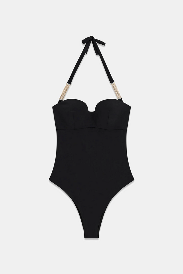 Costume da bagno intero donna nero