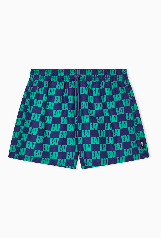 Costume da bagno con stampa uomo multicolor
