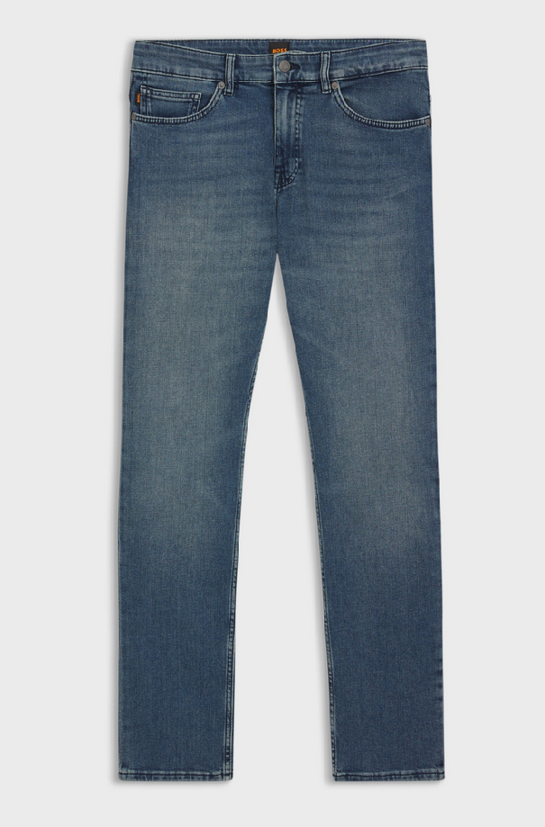 Jeans slim fit uomo blu medio