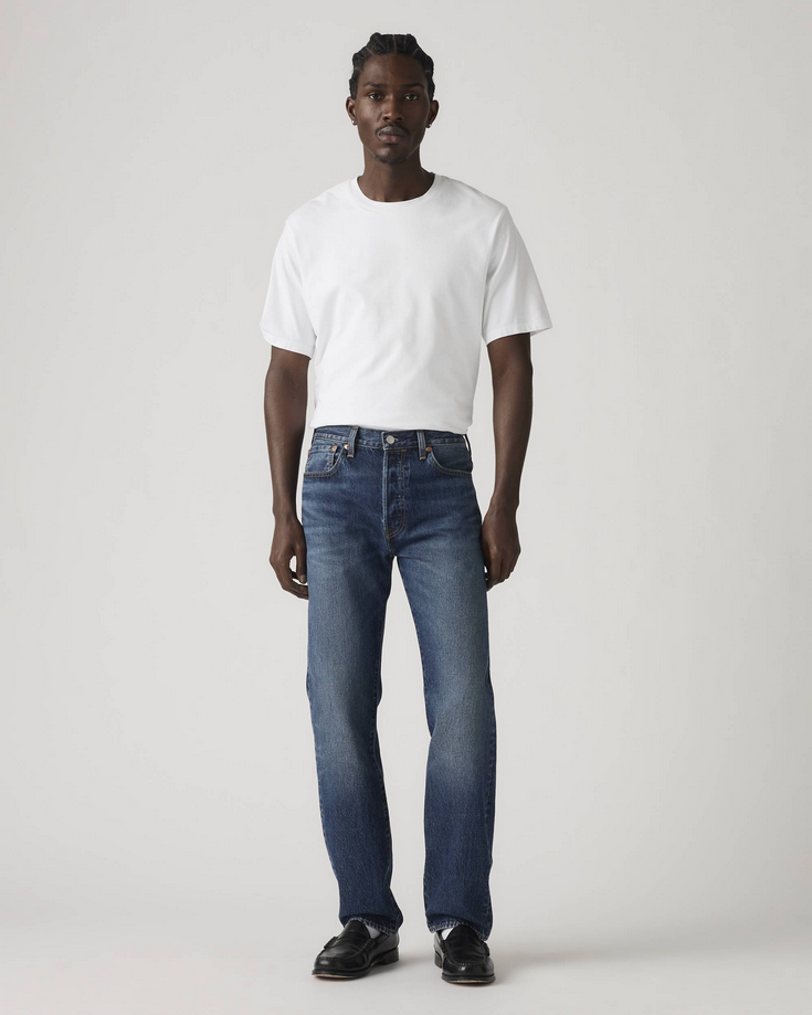 Dunkelblaue Jeans