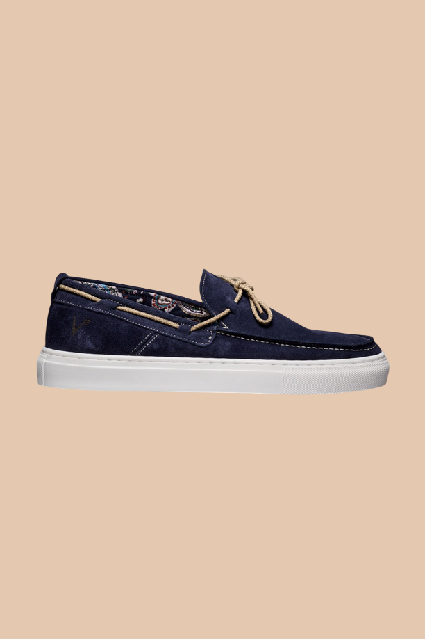 V2 mocassino capri uomo blu