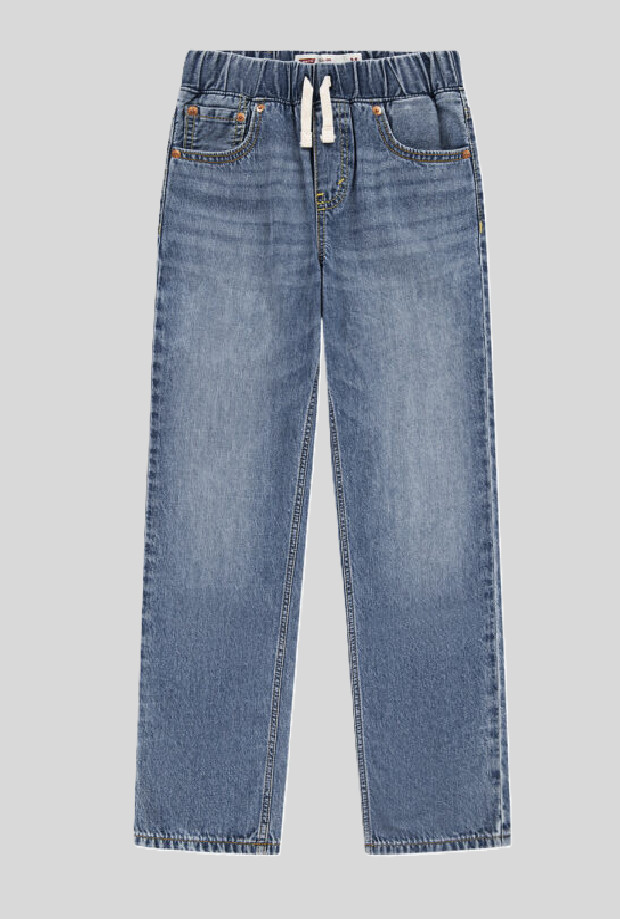 jeans losse fit baby blauw