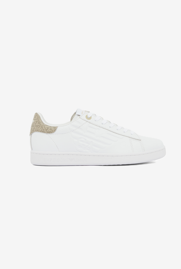 EA7 scarpe unisex bianco-beige