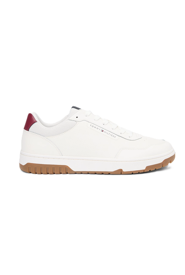 Scarpe stile basket uomo bianco