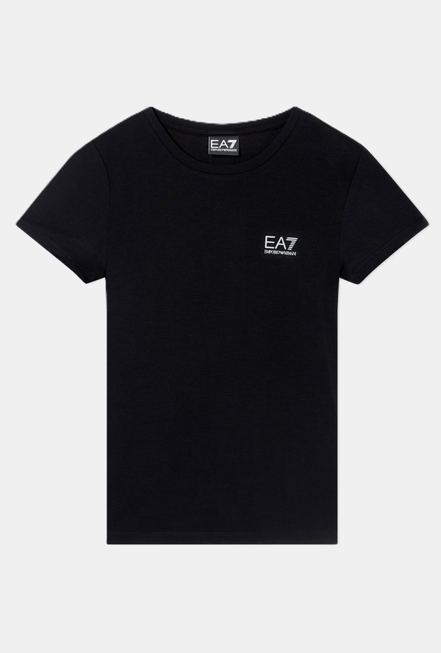 T-shirt in tessuto tecnico donna nero