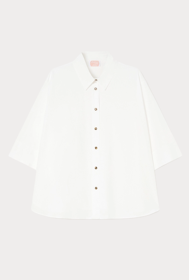 Persona White Cotton Shirt