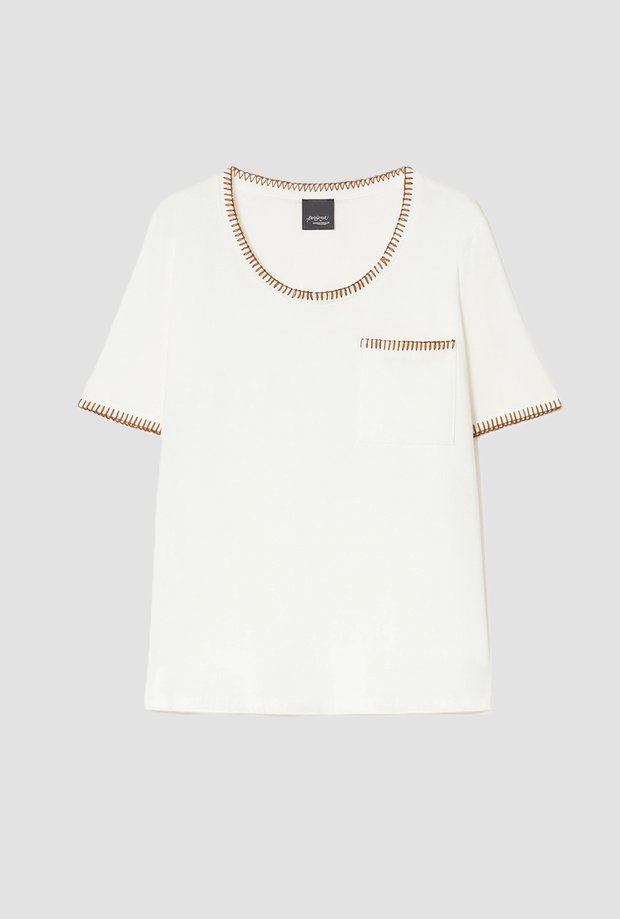 Persona T-shirt With White Woman Pocket
