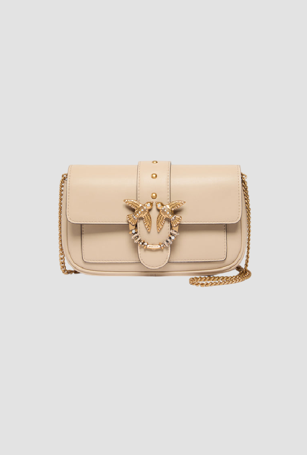 kleine Liebe Tasche Frau beige