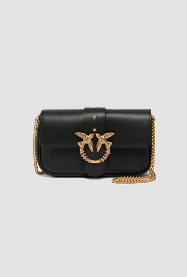 Pinko Kupplung Liebe Tasche neue Schnalle Kalb