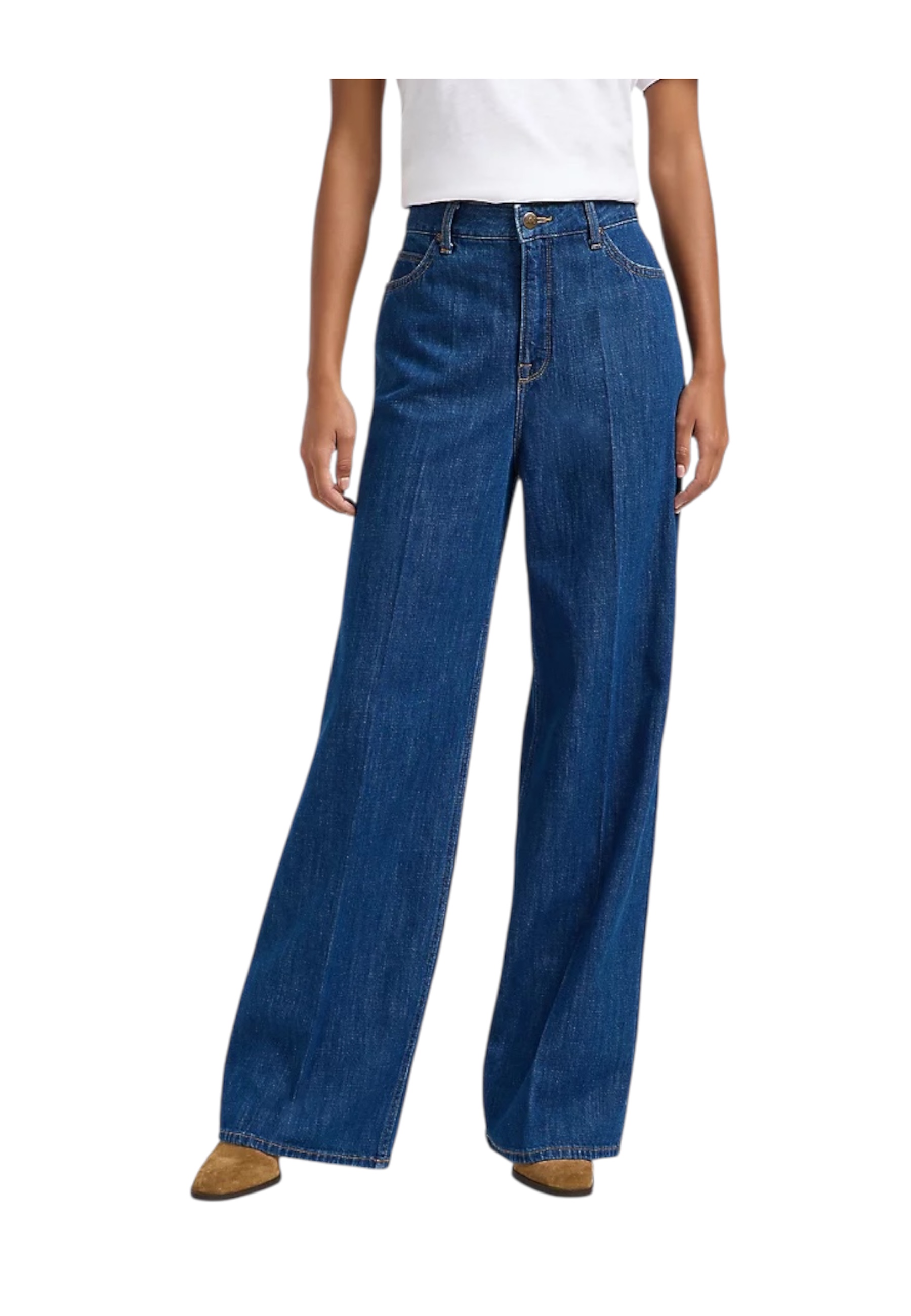 Jeans wide leg Woman Lee Jeans life high