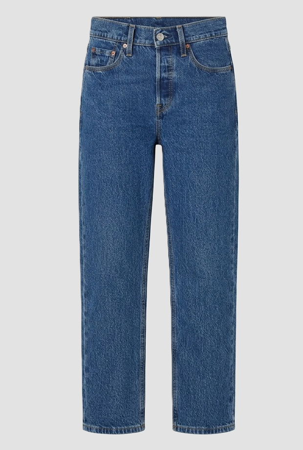 jeans gewas vrouw blauw medium
