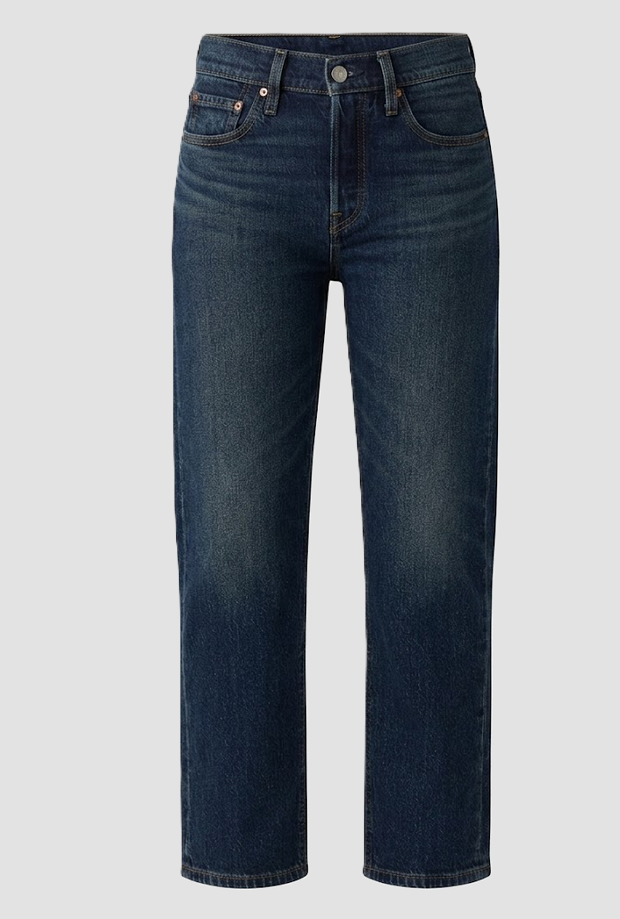 jeans gewas vrouw donkerblauw