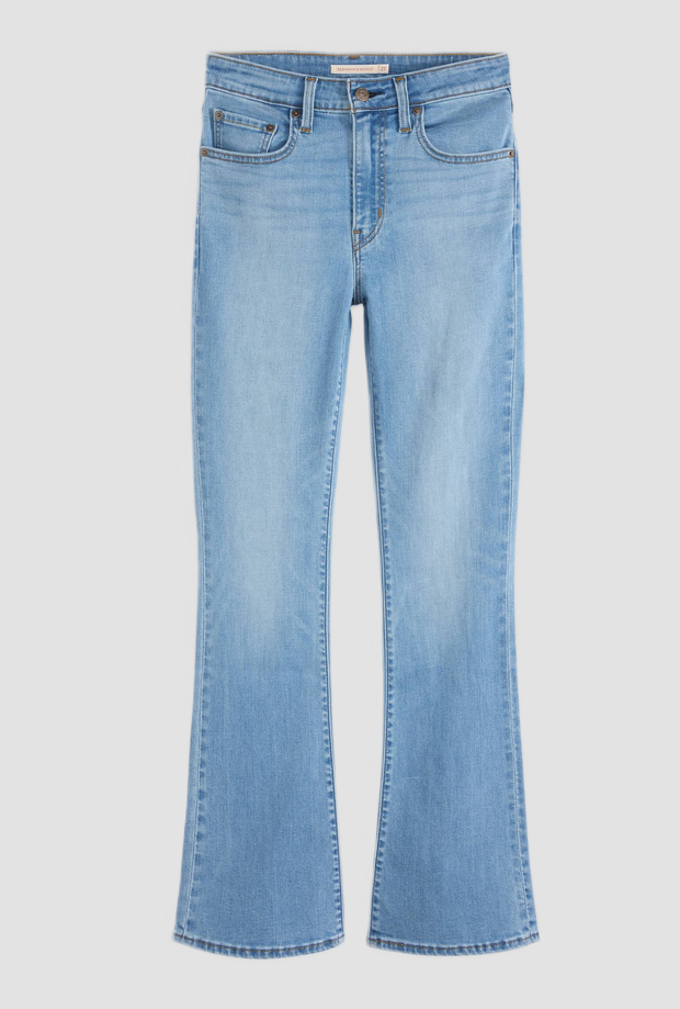 jeans bootcut vrouw blauw medium