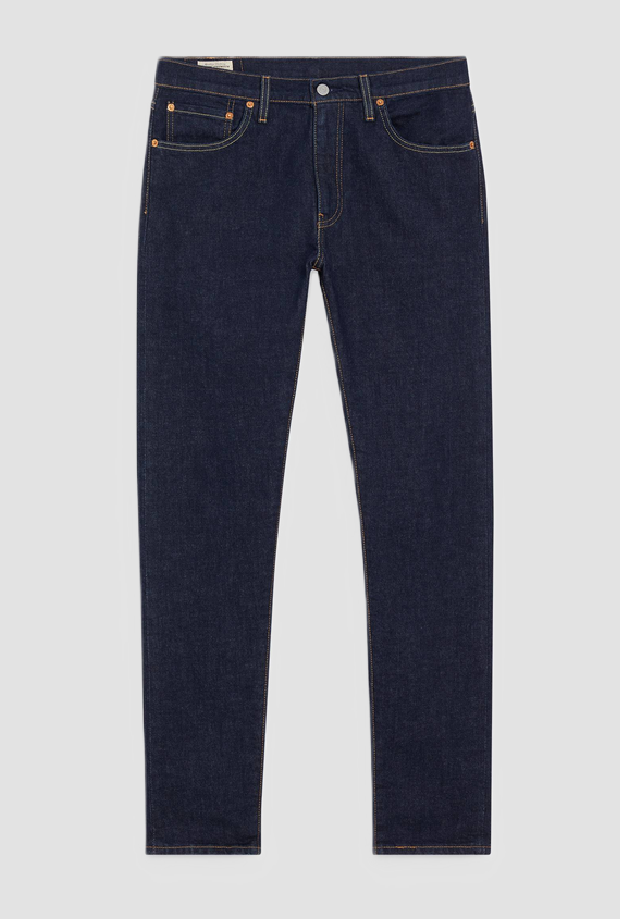 jeans faible elevation homme bleu fonce