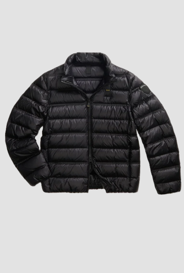 Blauer Black Polyamide Men's Men's Jacket