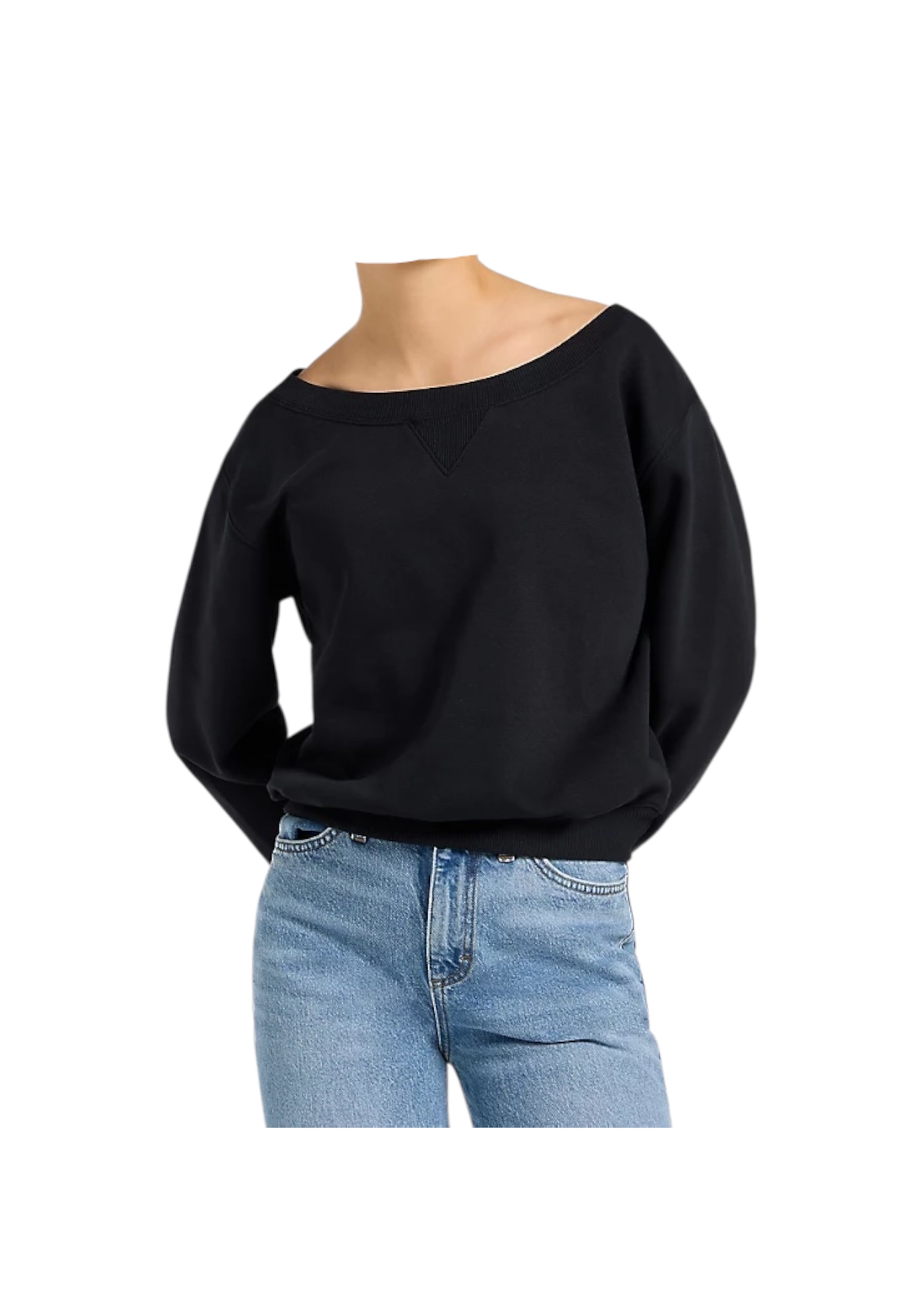 Sweatshirt crop omeral neck Woman Lee Jeans woven fabric