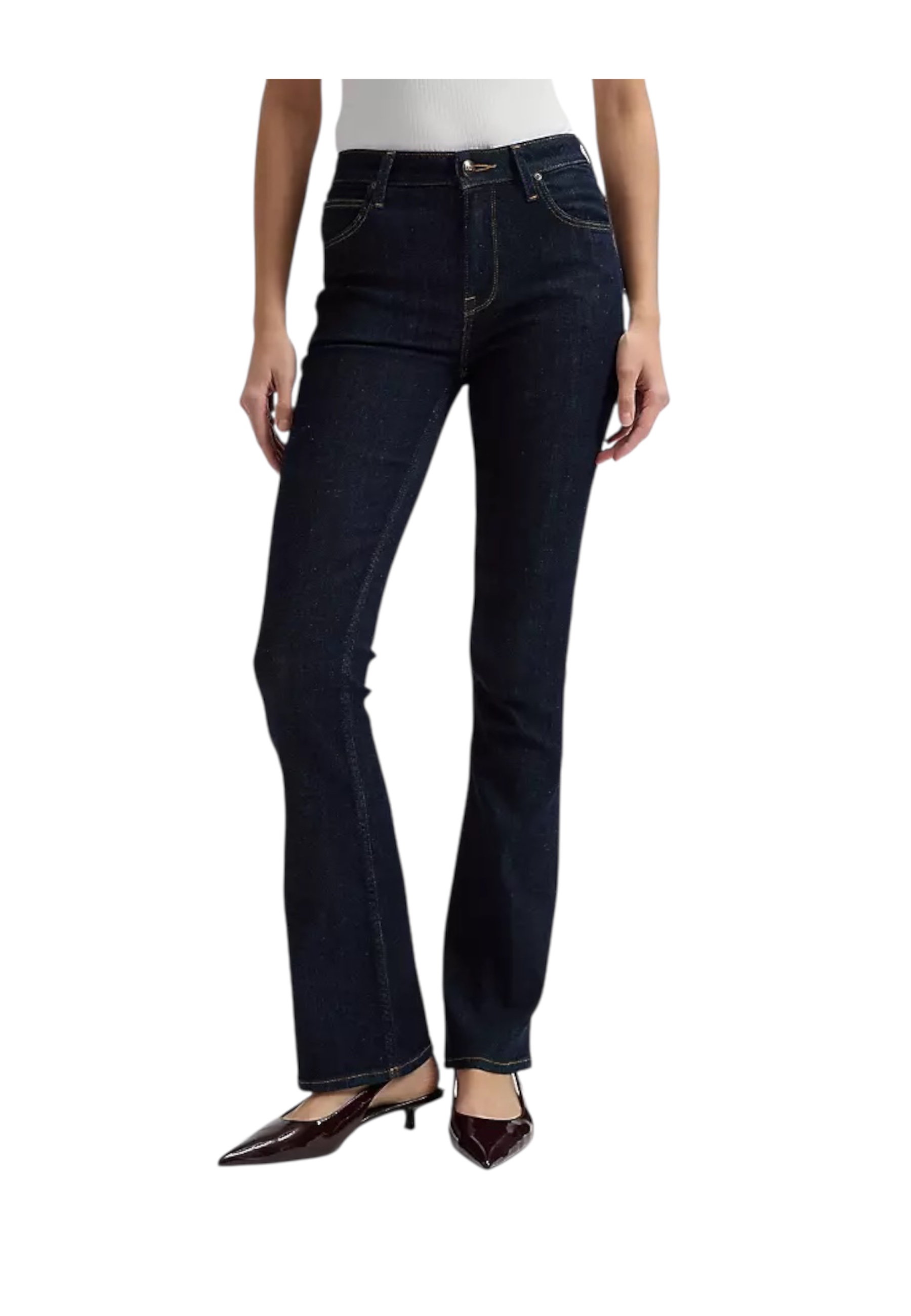 Trolley Jeans voor vrouwen Lee Jeans elastisch canvas