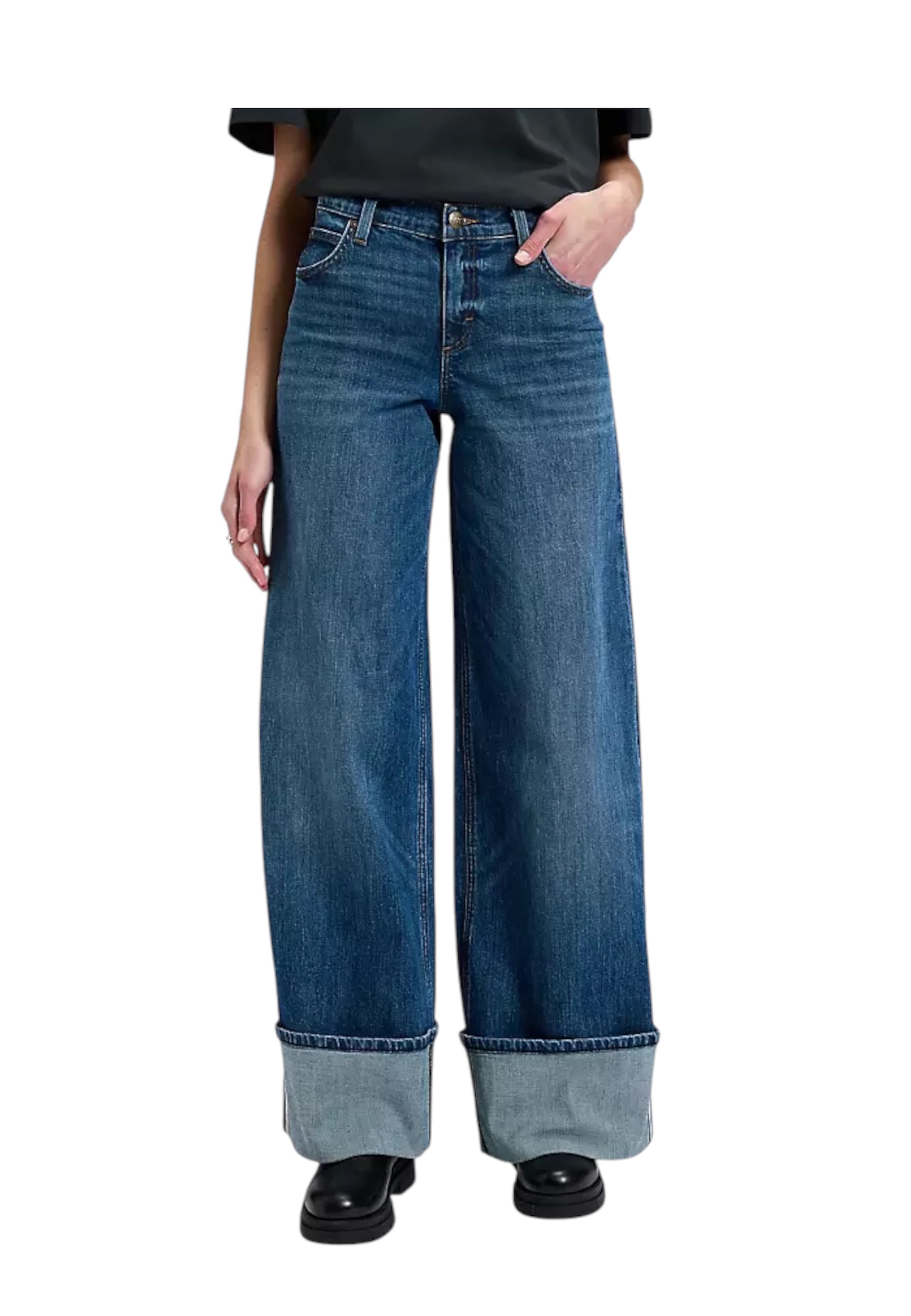 Jeans a palazzo hope Vrouw Lee Jeans met vouw