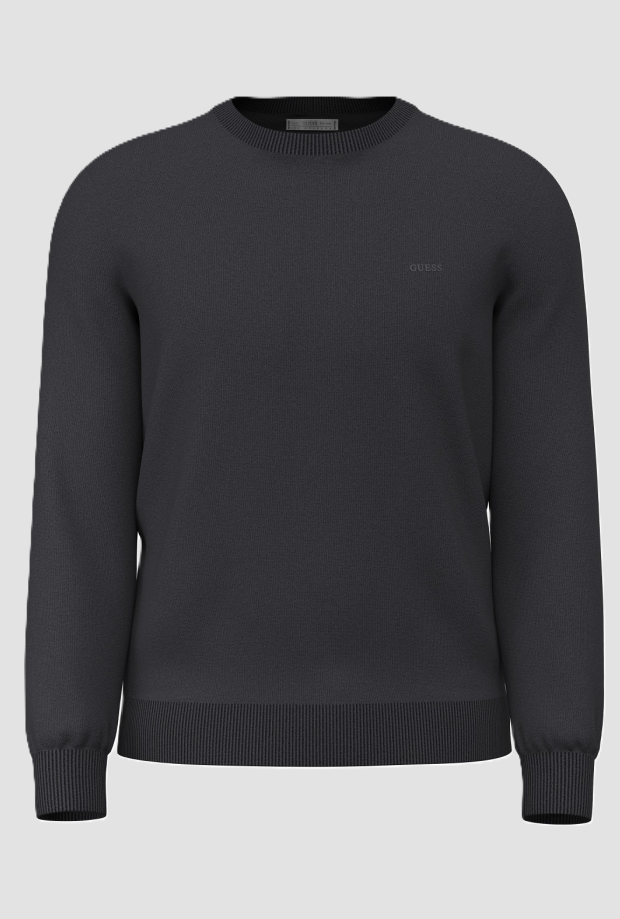 mannen gebreide halsband zwart