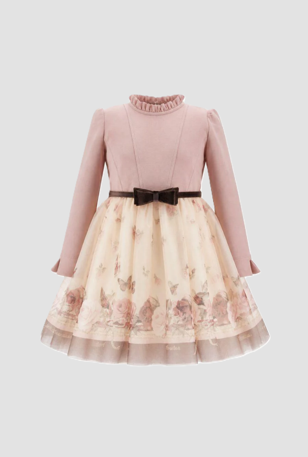 rosa Tull Kleid
