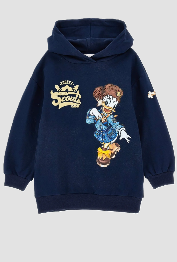 Sweatshirt mit Print Ente navy blue