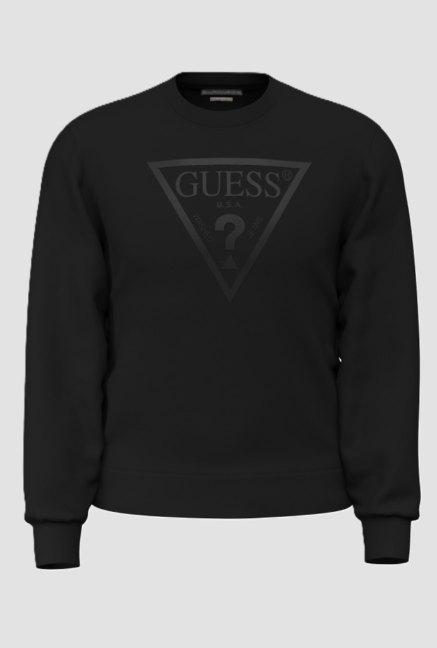 sweat-shirt polaire homme noir