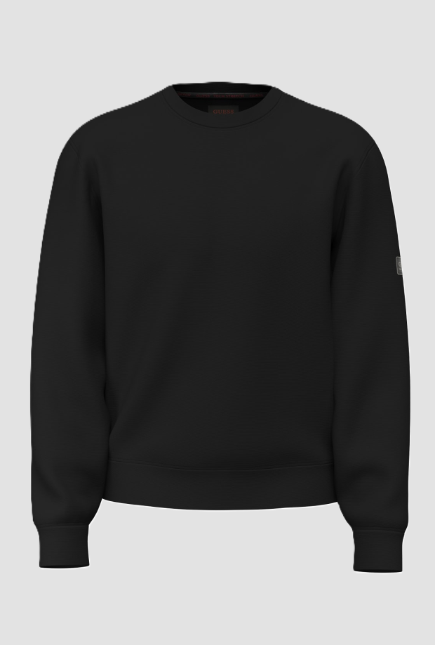 Sweat col rond homme noir