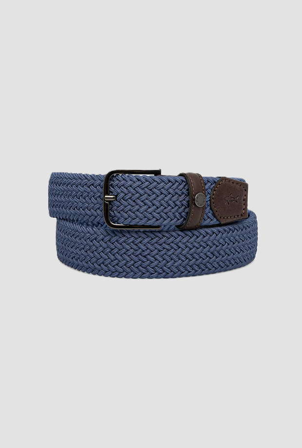 elastischer Gurtel Mann blau