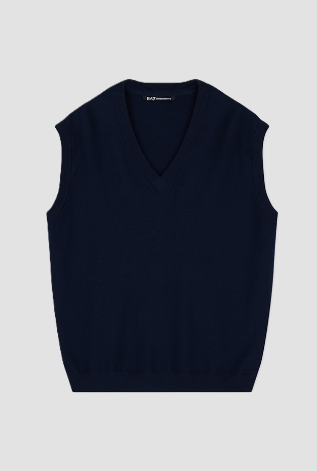 golf vest pro man marine blauw