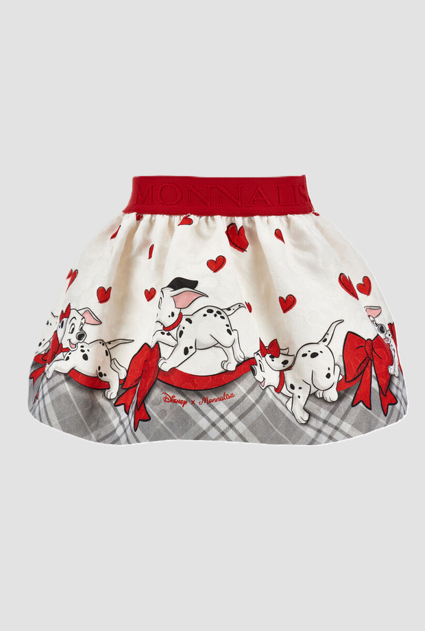 rok geladen 101 meisje creme-rib