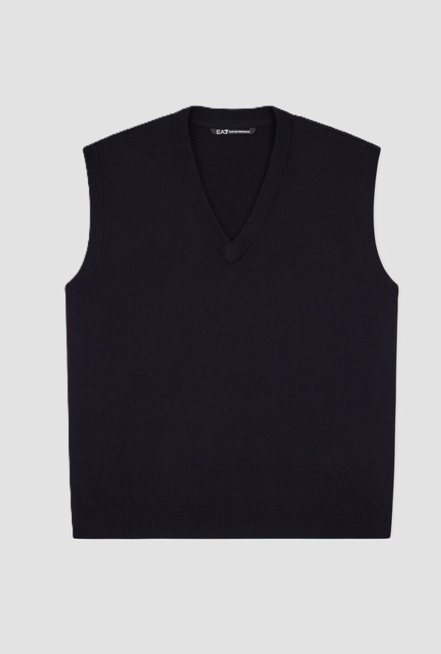 Mannen golf vest zwart