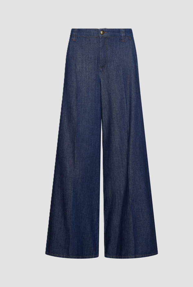 blauwe denim dame paleis jeans