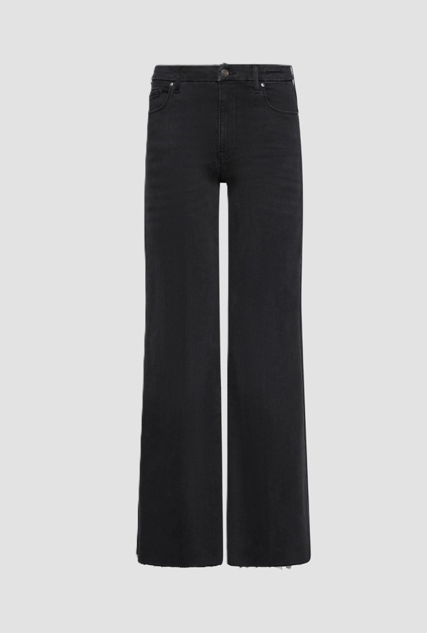 jeans breed been vrouw zwart