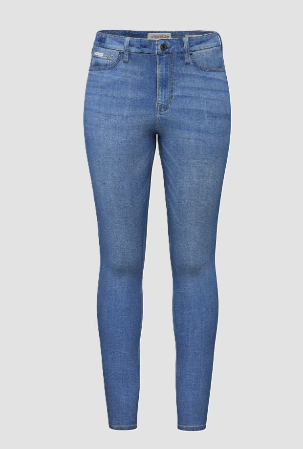 jeans mager vrouw blauw
