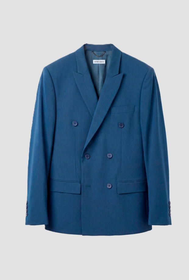 Jacke kate doppelrasig Mann Marineblau