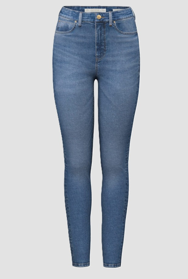 jeans mager vrouw blauw