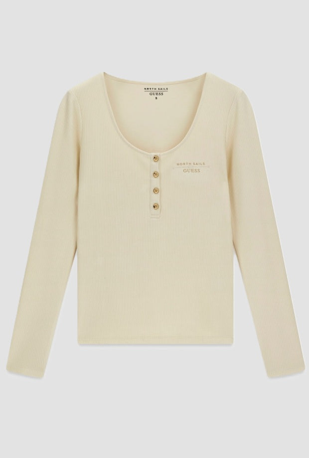 gebreide vrouw creme