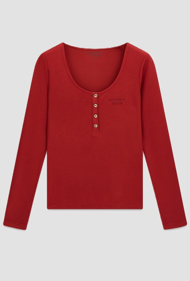 Rood gebreide vrouwen