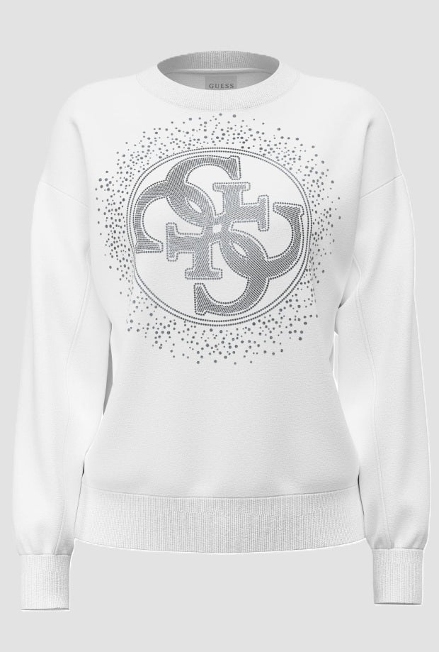 sweatshirt met wit vrouw logo