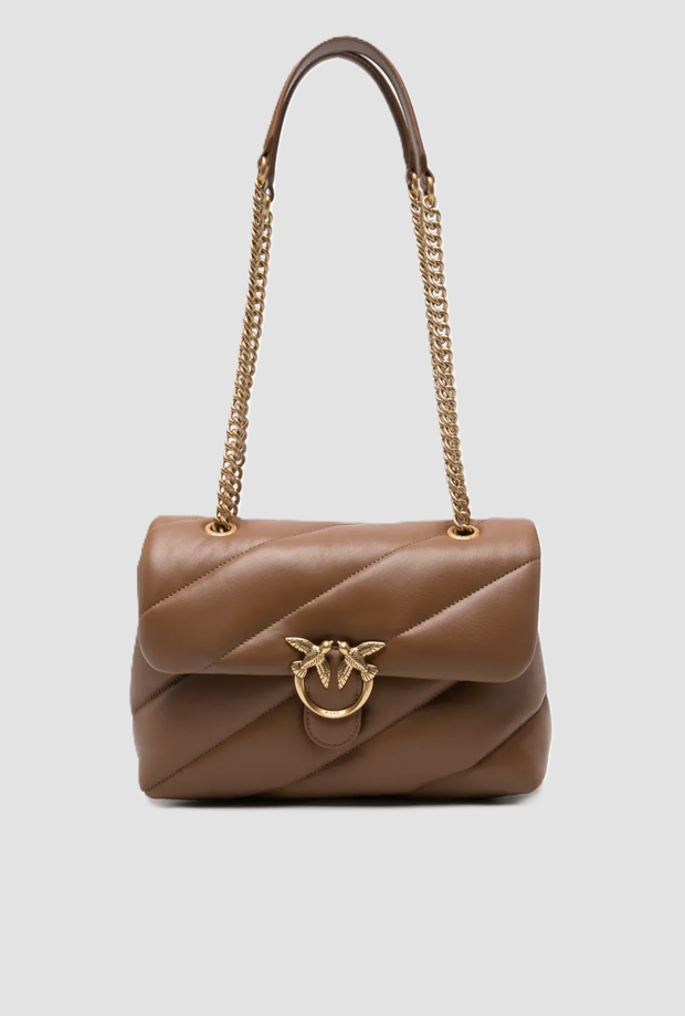 mitteltasche liebetasche frau braun