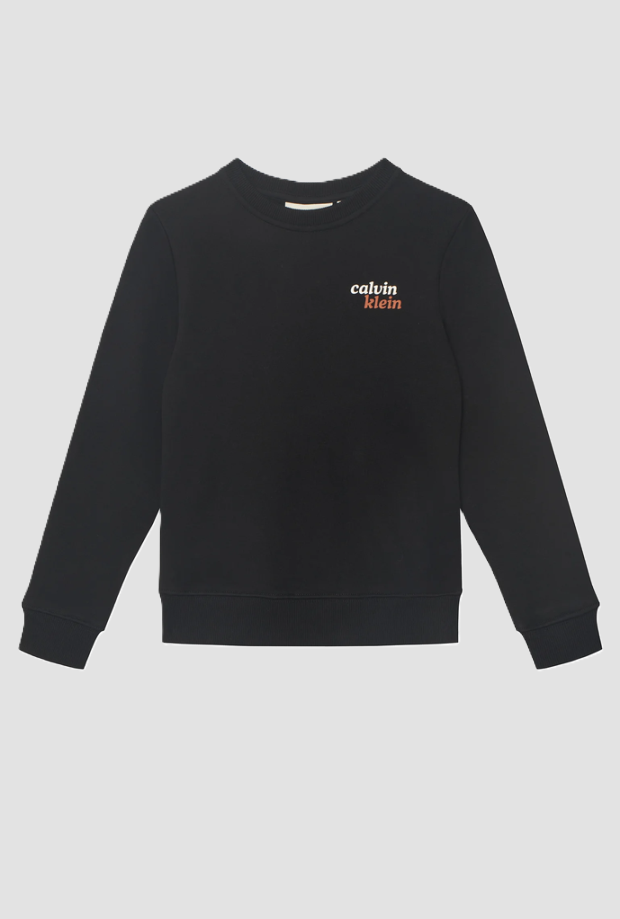 Gircollo Sweatshirt mit Front- und Rucken-Logo fur Baby schwarz