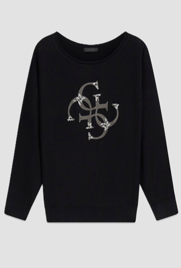 mesh met zwart vrouw logo