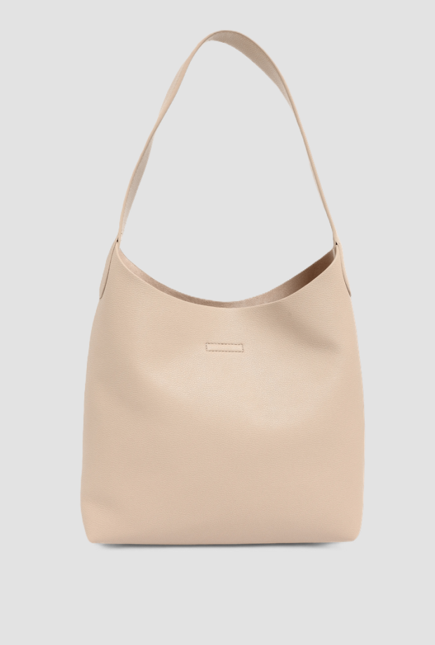 handtas hobo-tote vrouw beige
