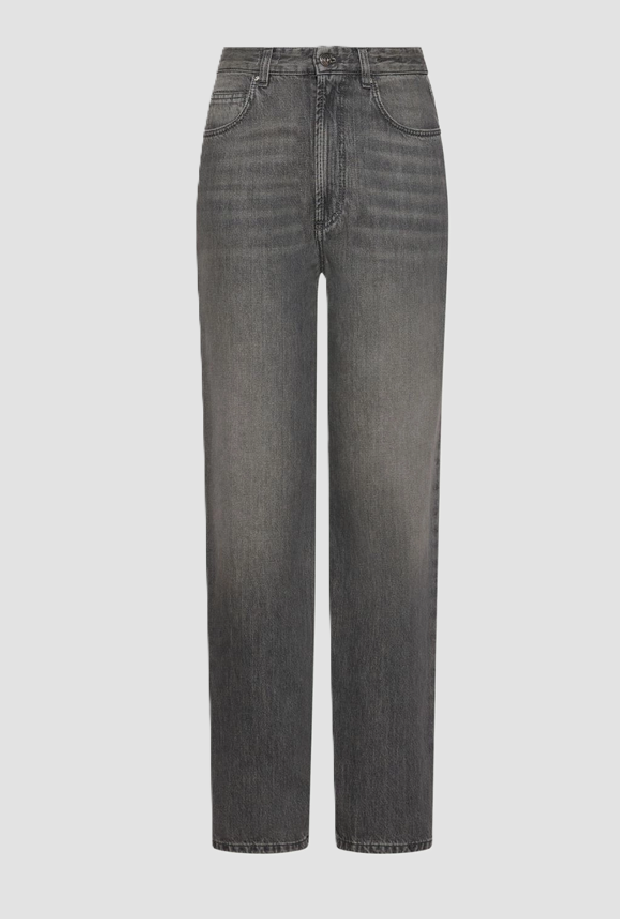 jeans mam fit vrouw grijs