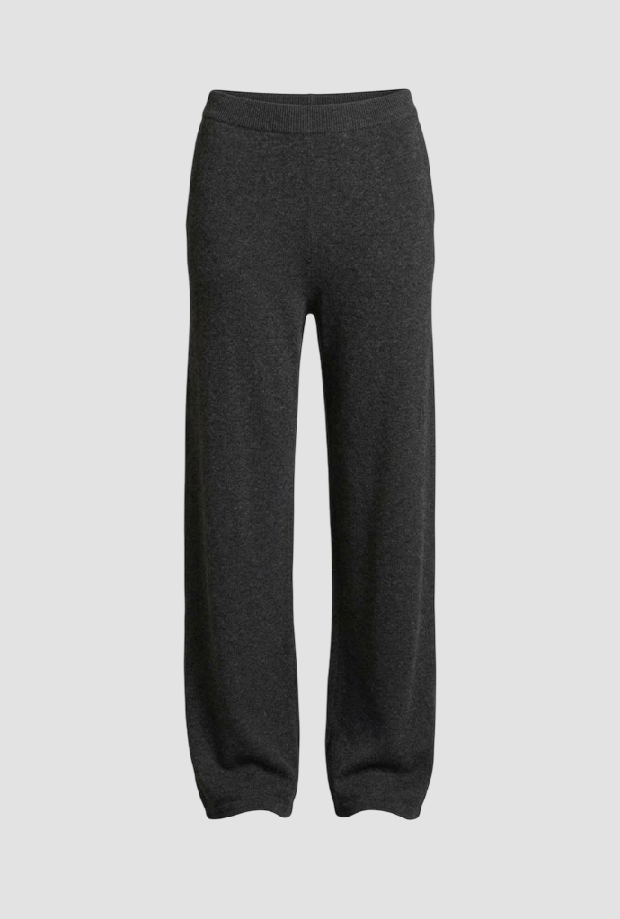 Mujer mezcla pantalones antracita